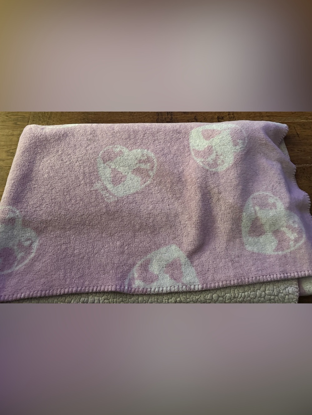 Victoria’s Secret PINK Sherpa blanket large 60 x 72